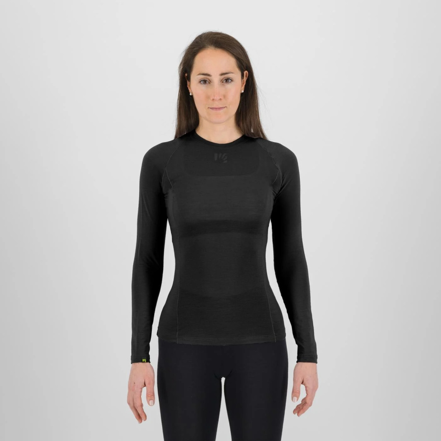 Ženska majica Karpos Dinamico Merino 130 LS črna