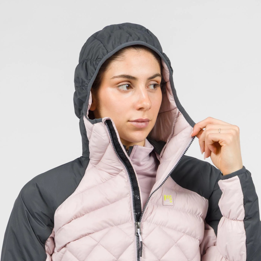 Ženska jakna Karpos Lastei Active Plus Lilac/woodl.gray - pogled 6
