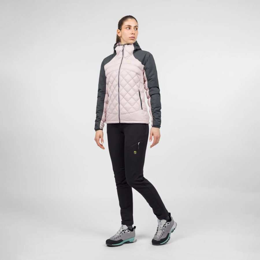Ženska jakna Karpos Lastei Active Plus Lilac/woodl.gray - pogled 8
