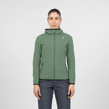 Ženska jopa Karpos Marmolada Evo Hoodie W Fleece - pogled spredaj