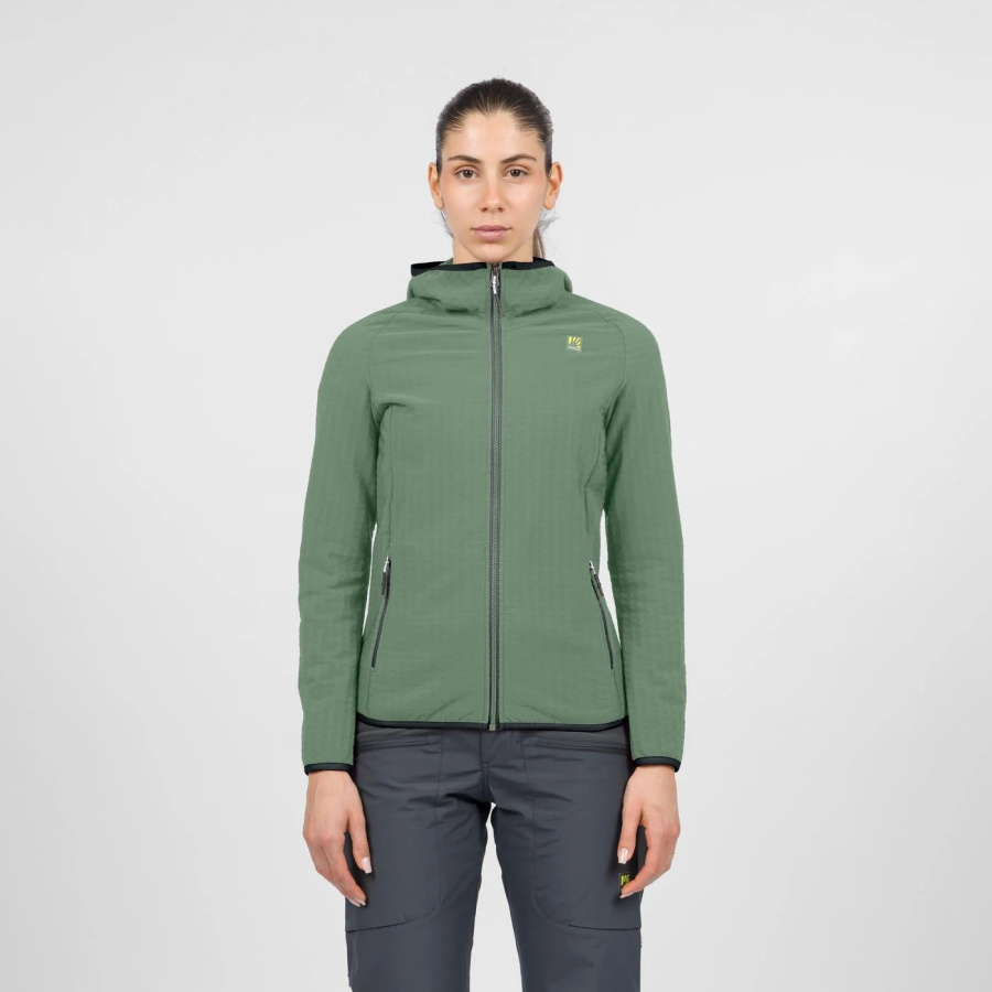 Ženska jopa Karpos Marmolada Evo Hoodie W Fleece - pogled spredaj