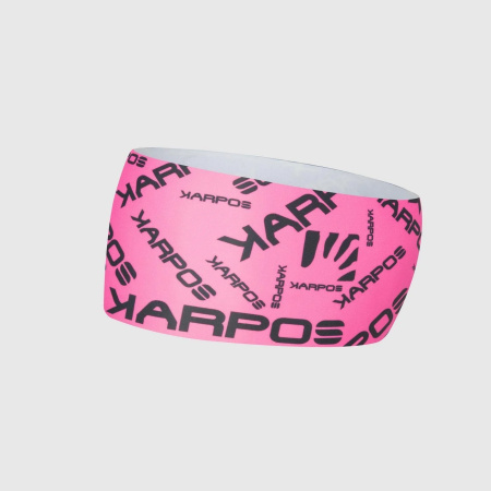 Trak za glavo Karpos Pelmo Headband v roza in sivi barvi