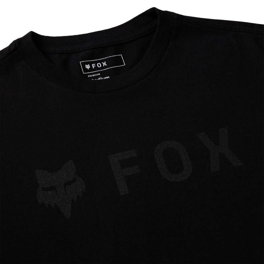 Črna moška majica s kratkimi rokavi Fox Absolute 195 Original - pogled 3