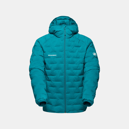 Moška izolacijska bunda Mammut Sender IN Hooded Jacket v barvi Deep teal