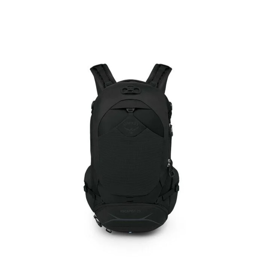 Kolesarski nahrbtnik Osprey Escapist 25 črn - pogled od spredaj
