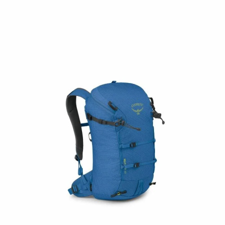 Moder alpinistični nahrbtnik Osprey Mutant 22 Blue Flame s stranskimi trakovi in zankami za opremo