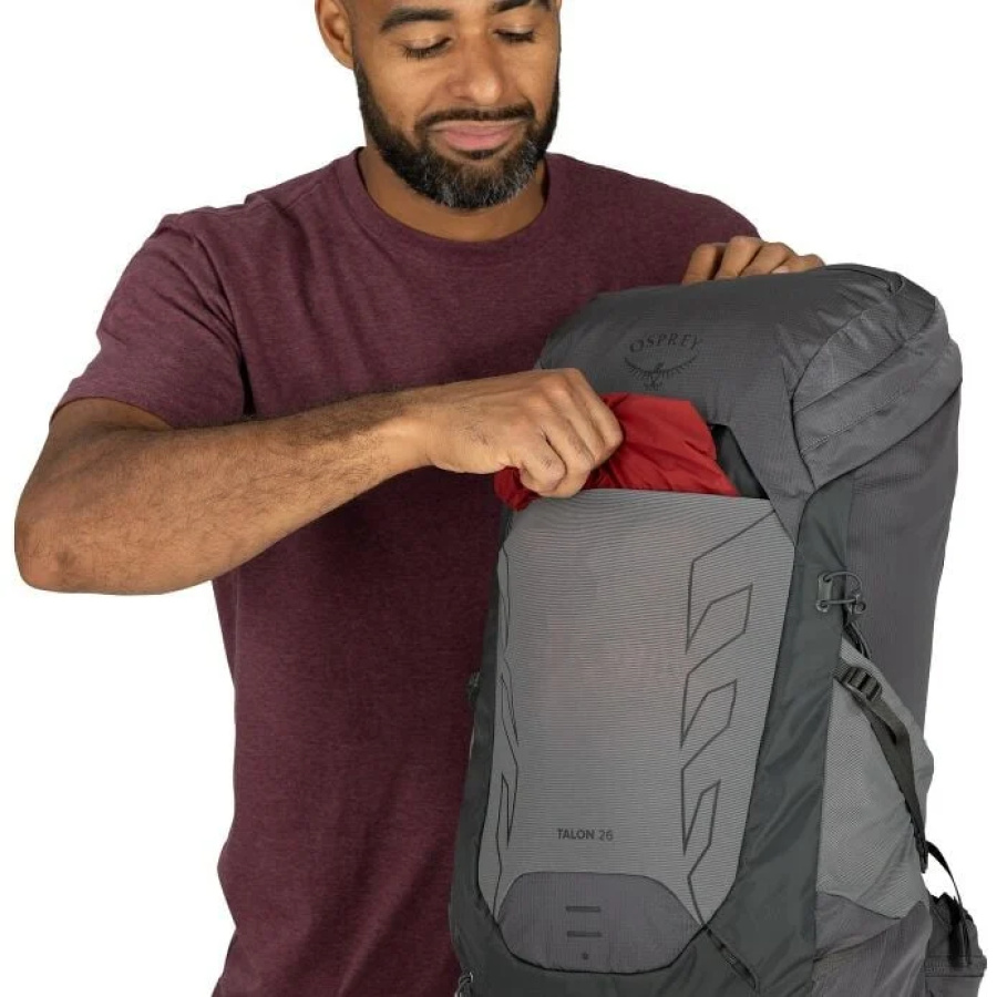 Nahrbtnik Osprey Talon 26 v sivi barvi Phantom Grey - detajl 4
