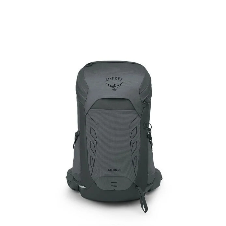 Nahrbtnik Osprey Talon 26 v sivi barvi Phantom Grey - pogled od spredaj