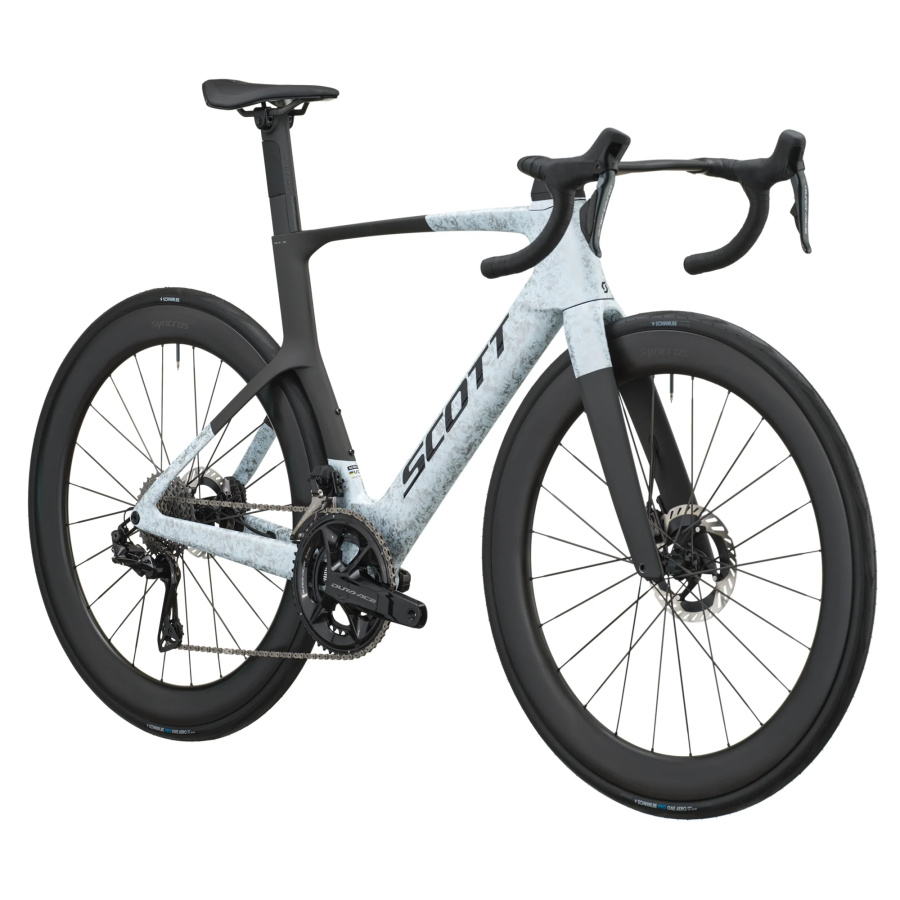 Cestno kolo SCOTT Foil RC Pro 2027 v beli in karbonsko črni barvi - pogled 2