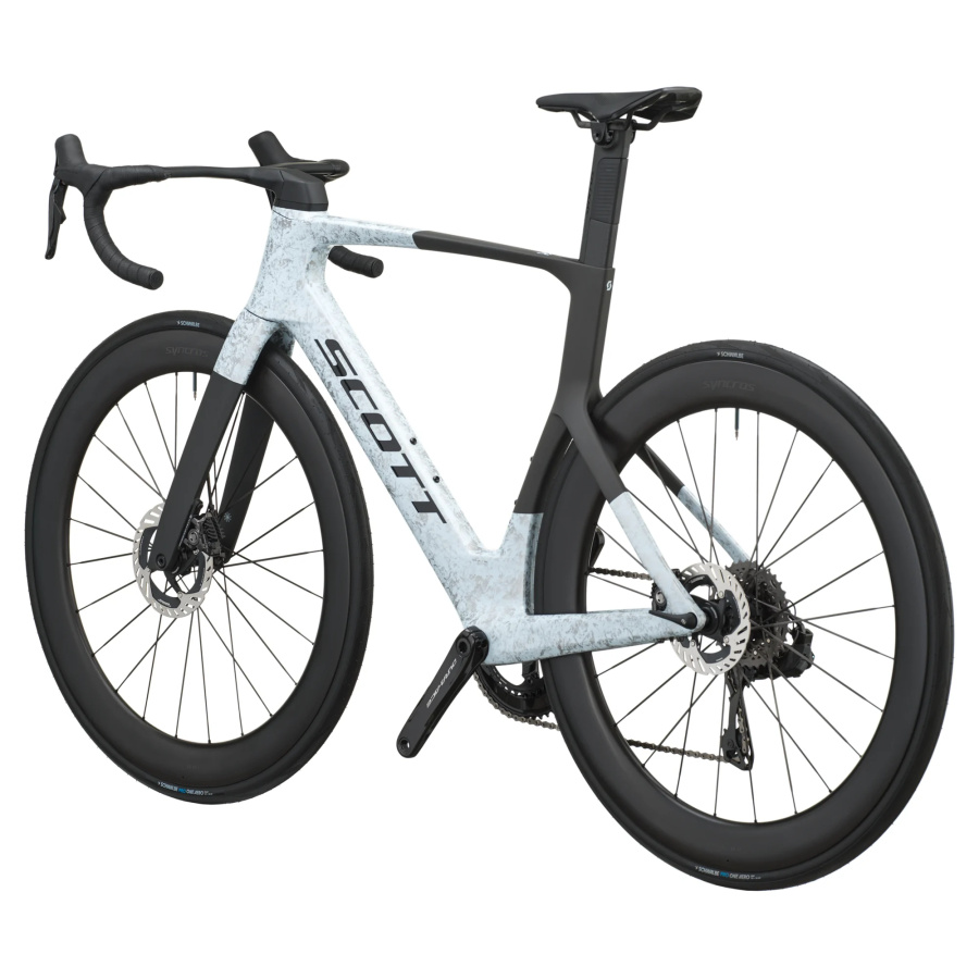 Cestno kolo SCOTT Foil RC Pro 2027 v beli in karbonsko črni barvi - pogled 3