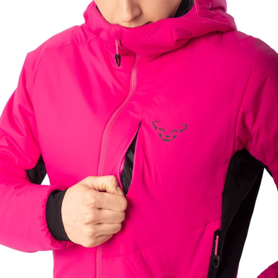 Ženska izolacijska jakna Dynafit Blacklight PrimaLoft v flamingo barvi - detajl 2