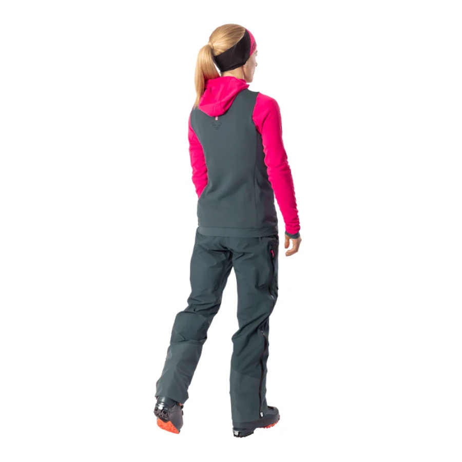 Ženska jakna Dynafit Blacklight Thermal Hooded Flamingo - stranski pogled