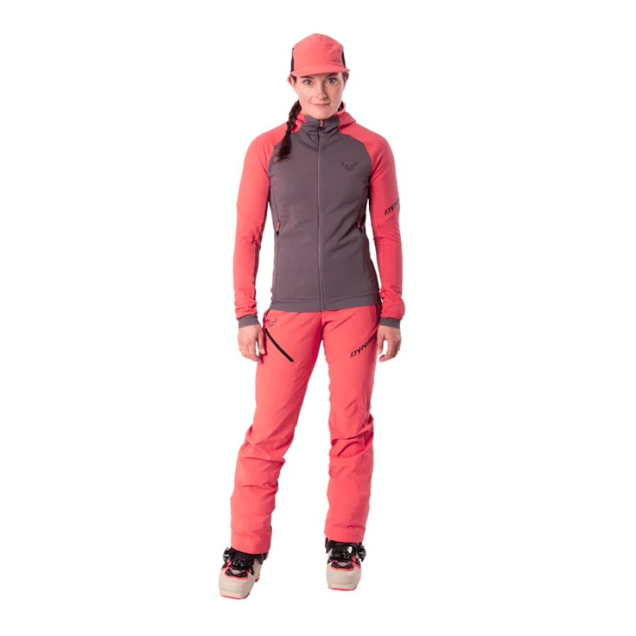 Ženska jakna DYNAFIT Radical Polartec Hooded Cabana - pogled na modelu