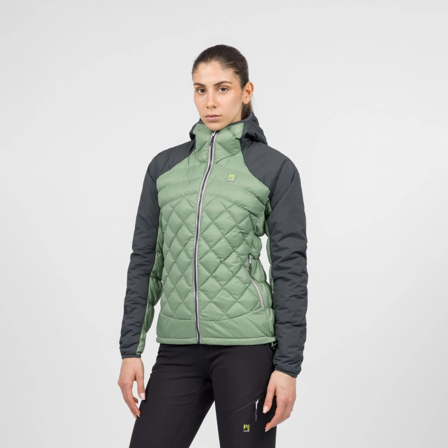 Ženska jakna Karpos Lastei Active Plus Hedge/Woodl.Gray - pogled 3