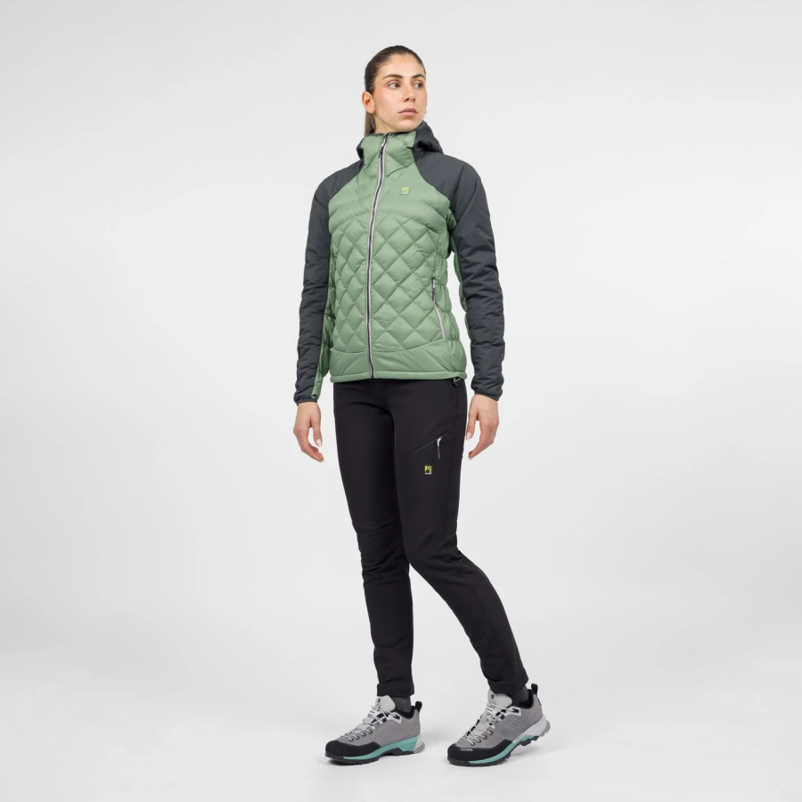 Ženska jakna Karpos Lastei Active Plus Hedge/Woodl.Gray - pogled 8