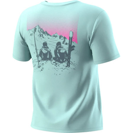 Ženska majica Dynafit Back Graphic Cotton - Cloud blue/twilight
