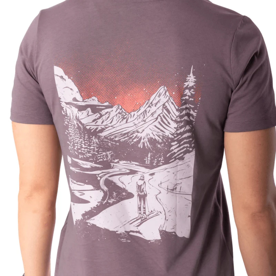 Ženska majica Dynafit Back Graphic Cotton Ephemera Valley - pogled 4