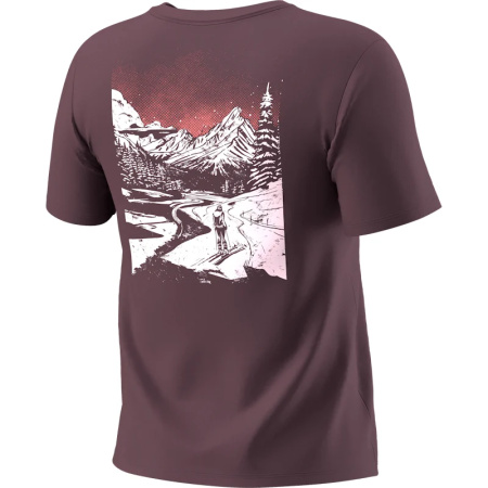 Ženska majica Dynafit Back Graphic Cotton Ephemera Valley