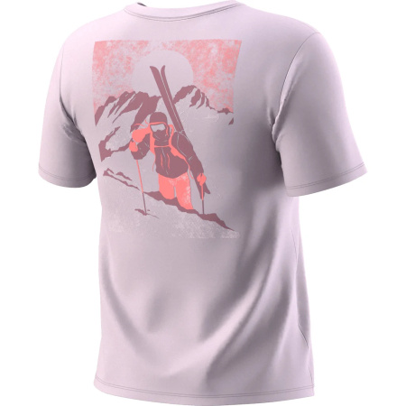 Ženska majica Dynafit Back Graphic Cotton v barvi Nirvana