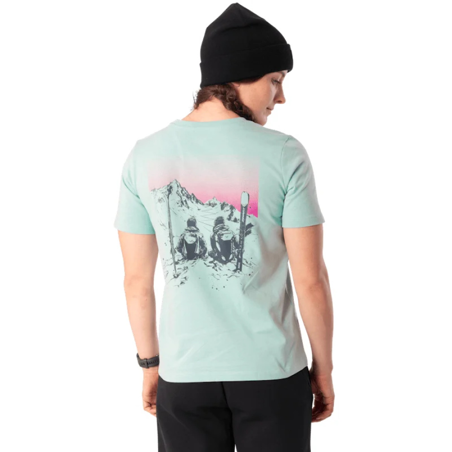 Ženska majica Dynafit Back Graphic Cotton - detajl potiska