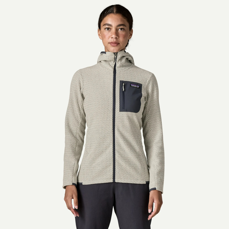 ŽENSKA JOPA PATAGONIA R1 AIR FULL-ZIP HOODY Birch White