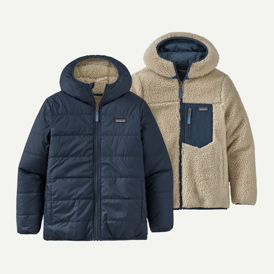 JAKNA PATAGONIA REVERSIBLE READY FREDDY KIDS New navy
