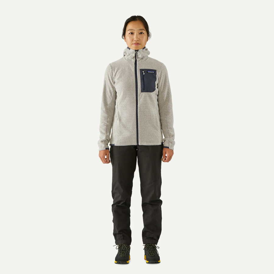 ŽENSKA JOPA PATAGONIA R1 AIR FULL-ZIP HOODY Birch White