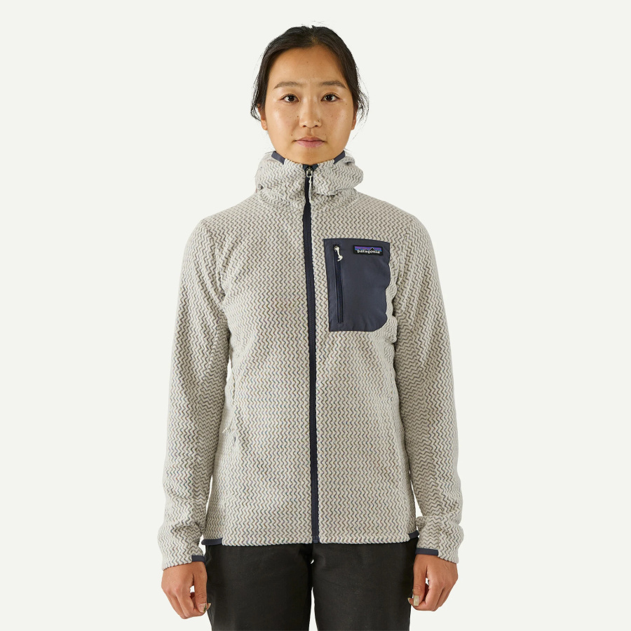 ŽENSKA JOPA PATAGONIA R1 AIR FULL-ZIP HOODY Birch White