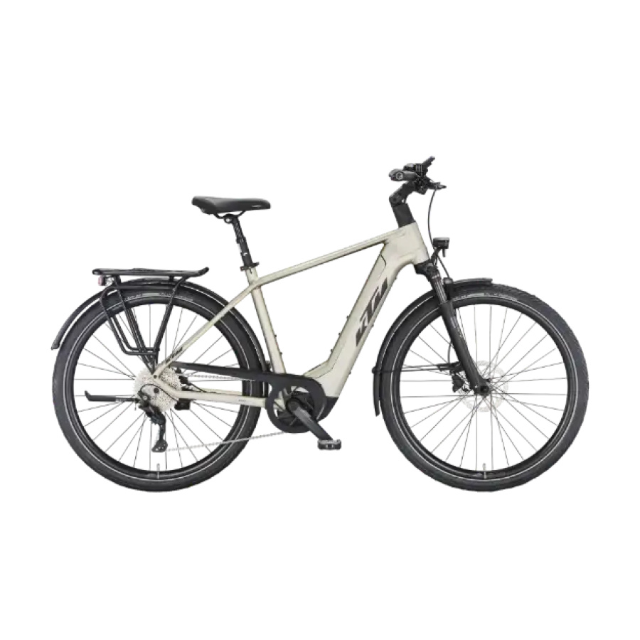 ELEKTRIČNO MESTNO KOLO KTM MACINA STYLE 740  CHAMPAGNE MATT