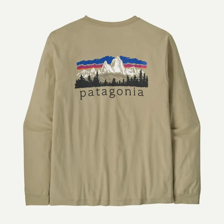 MAJICA PATAGONIA FITZ ROY FOOTHILLS LS  Weathered Stone