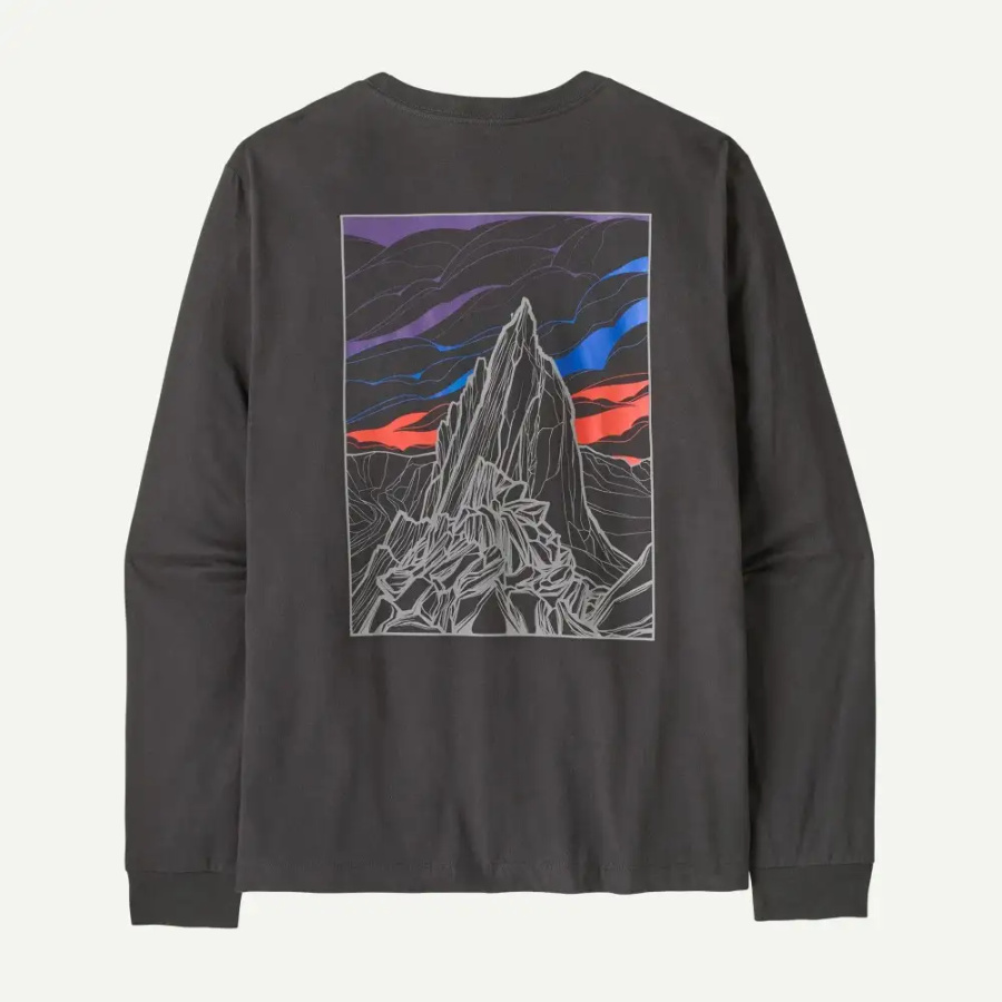 MAJICA PATAGONIA CLOUD CRAG LS  Ink Black