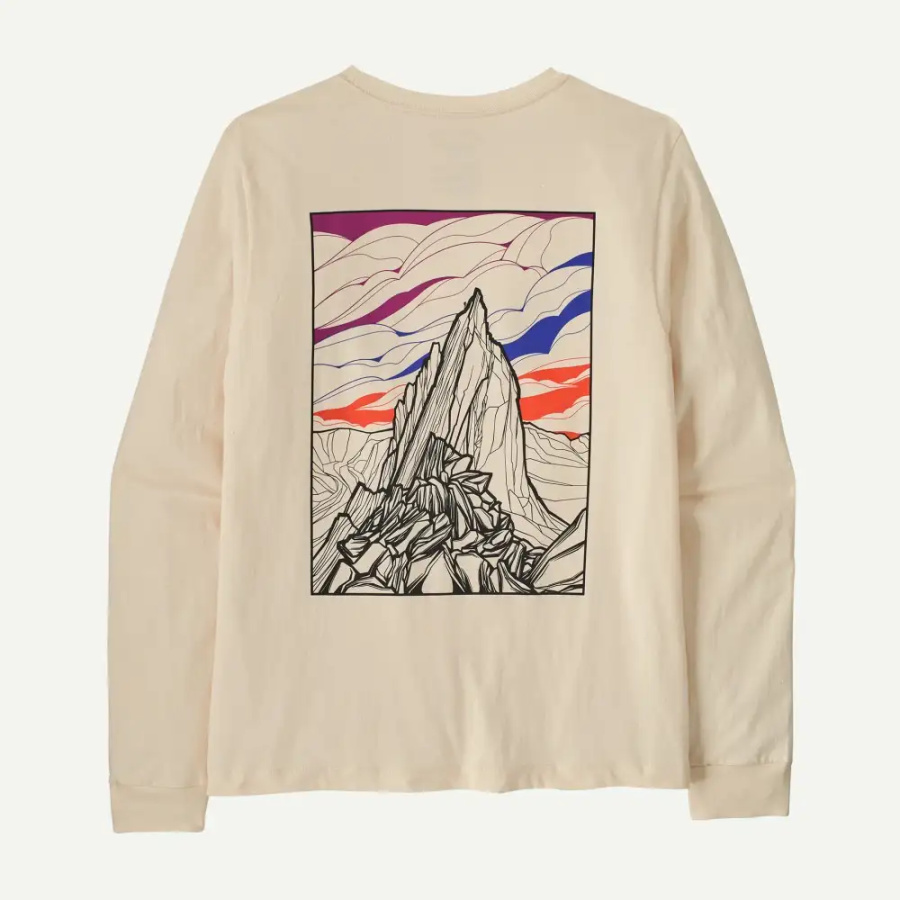 MAJICA PATAGONIA CLOUD CRAG LS Undyed Natural