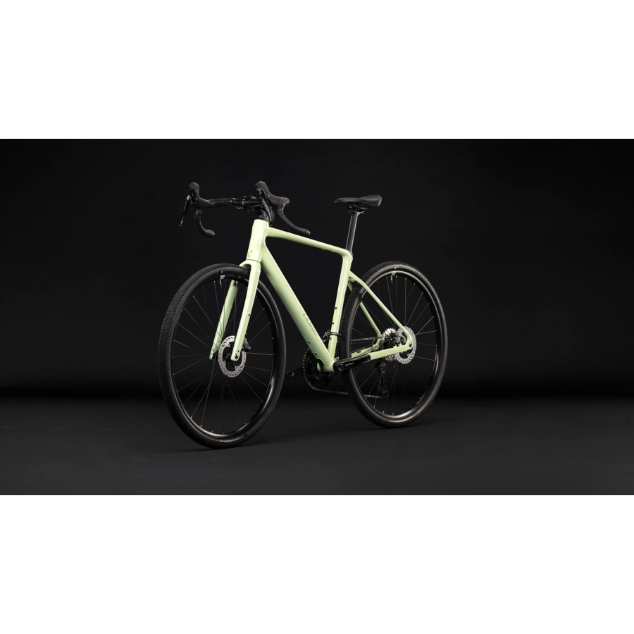 Gravel kolo CUBE Nuroad Race 2027 Lindgreen´n´Matcha - pogled 3