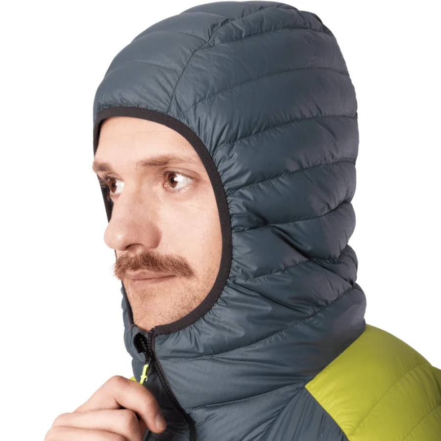Moška puhovka Dynafit Radical RDS Down Hooded Jacket Golden lime - pogled 4