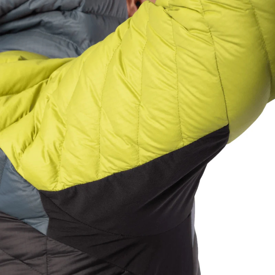 Moška puhovka Dynafit Radical RDS Down Hooded Jacket Golden lime - pogled 6