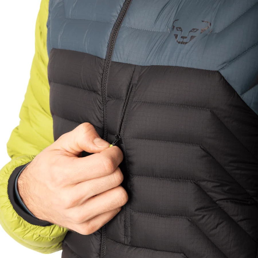 Moška puhovka Dynafit Radical RDS Down Hooded Jacket Golden lime - pogled 7