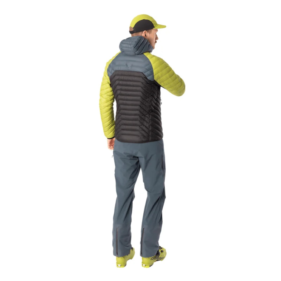 Moška puhovka Dynafit Radical RDS Down Hooded Jacket Golden lime - pogled 8