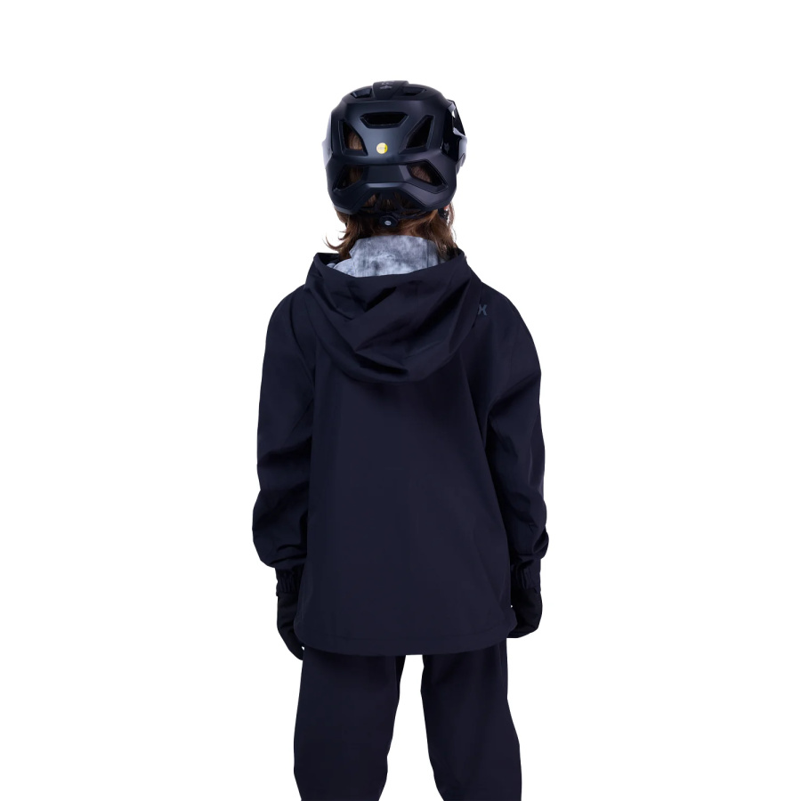 Otroška kolesarska jakna FOX Youth Ranger Water Jacket - črna - pogled 4