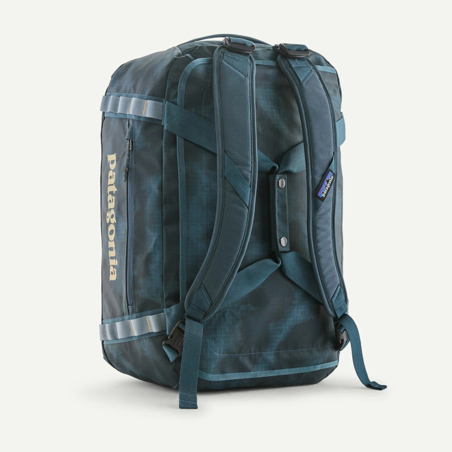 Torba Patagonia Black Hole 40L Sastrugi Summit Blue - nošenje kot nahrbtnik
