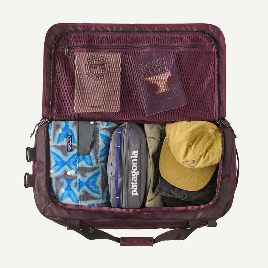 Torba Patagonia Black Hole Duffel 55L Berry Fig - pogled 5