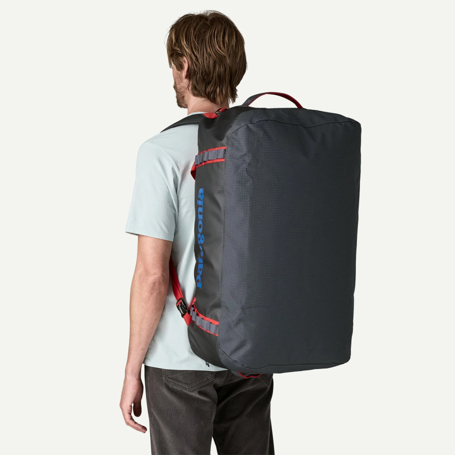 Patagonia Black Hole Duffel 70L Smolder Blue w/Amanita Red - pogled 2