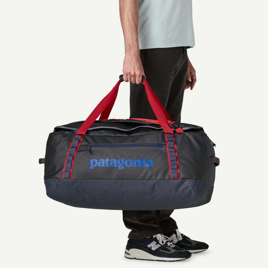 Patagonia Black Hole Duffel 70L Smolder Blue w/Amanita Red - pogled 3