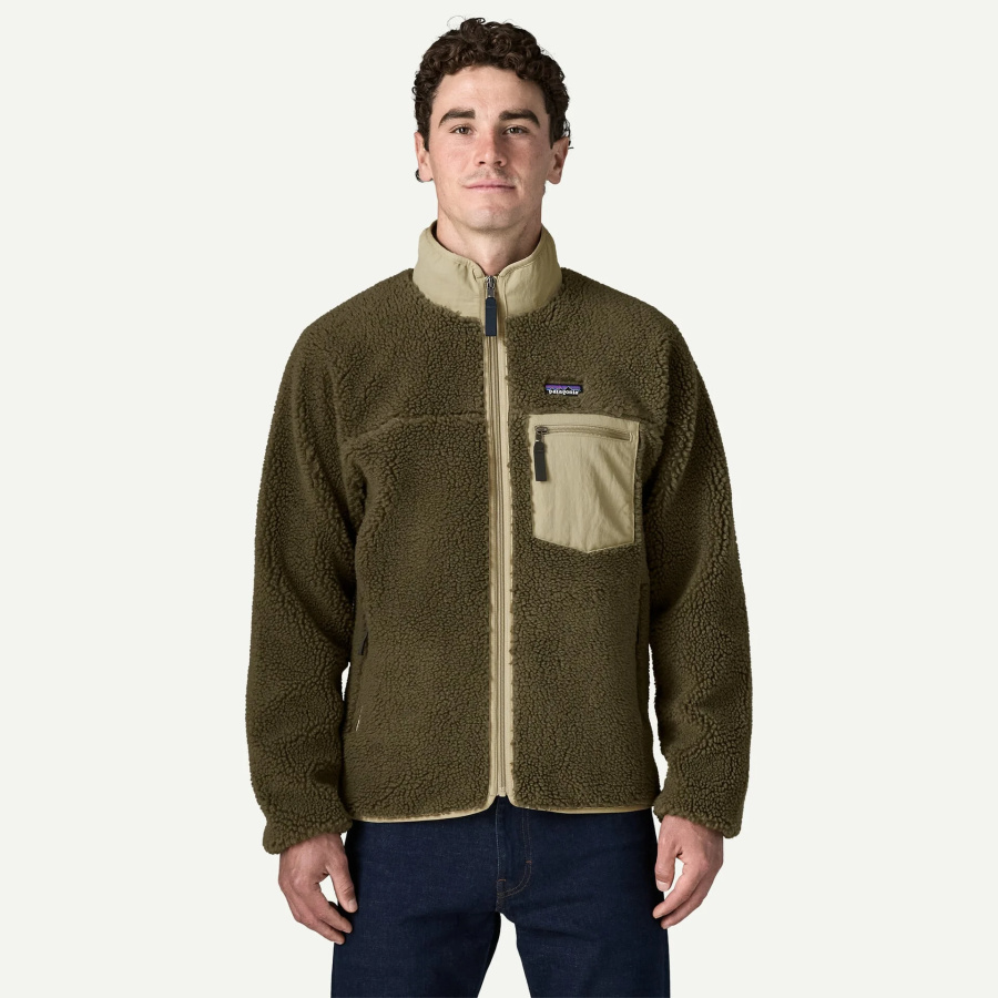 Jakna Patagonia Classic Retro-X Basin Green - pogled na modelu 1