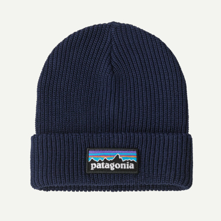 Otroška kapa Patagonia Logo Beanie Kids P-6 Logo New Navy - pogled 2