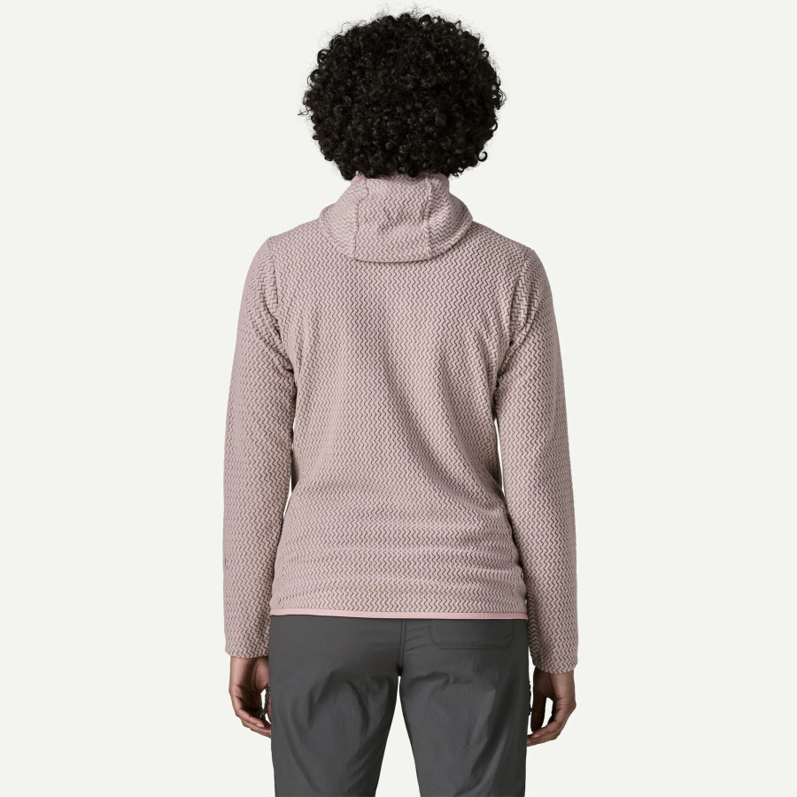 Ženska jopa Patagonia R1 Air Full-Zip Hoody Stingray Mauve - pogled na modelu 2