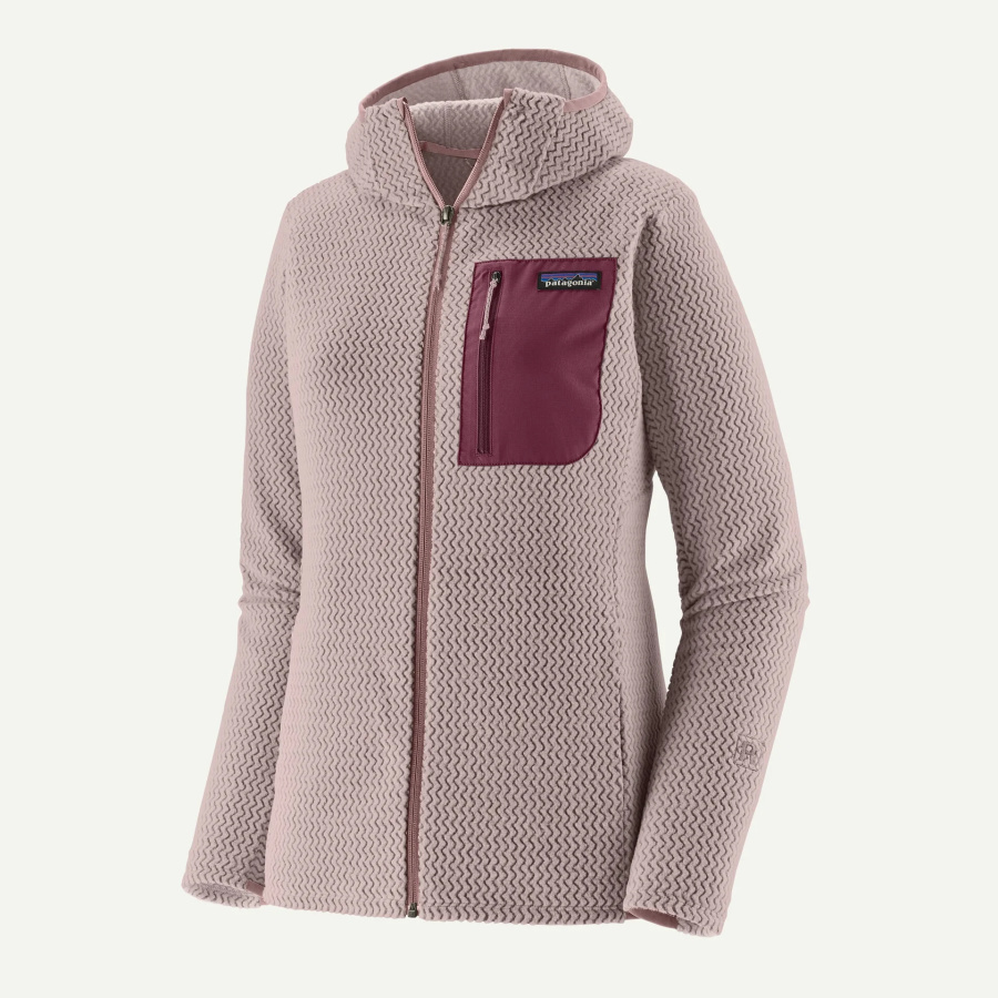 Ženska jopa Patagonia R1 Air Full-Zip Hoody Stingray Mauve