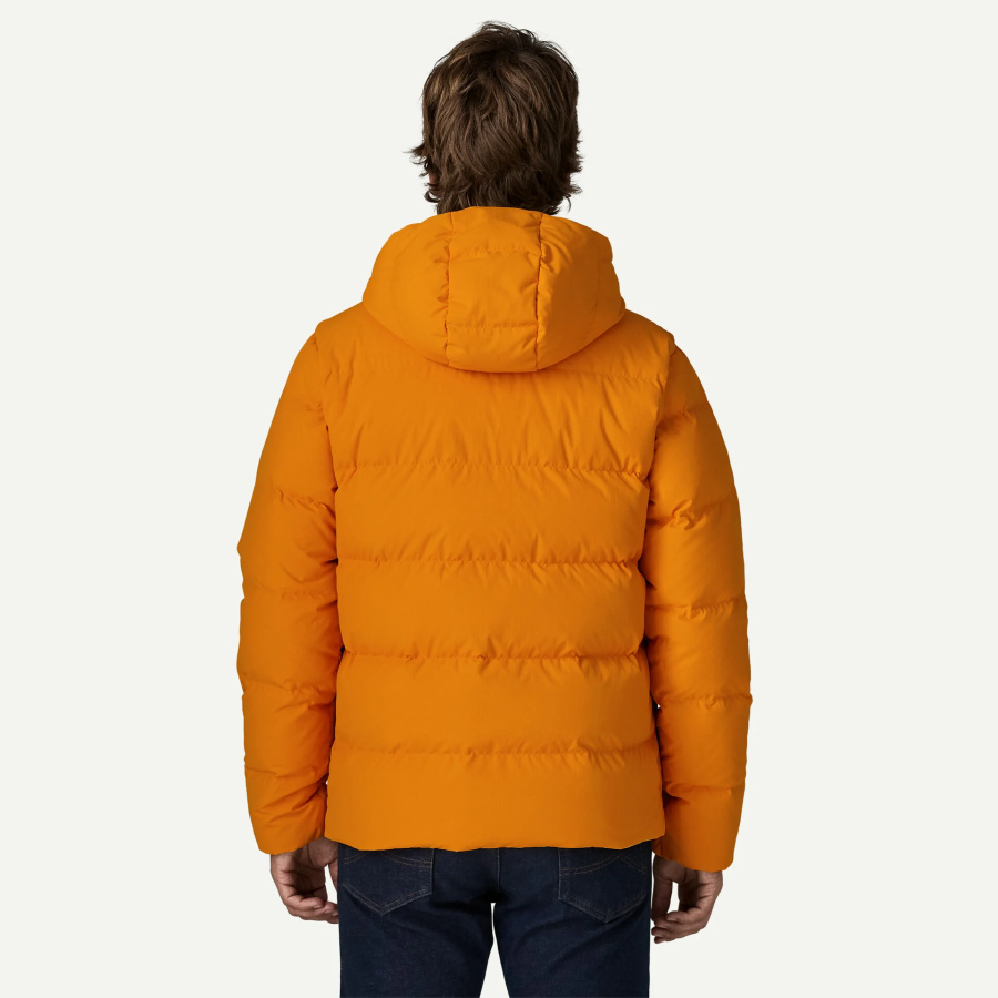 Moška zimska jakna Patagonia Sisar Down Hoody Autumn Orange - pogled na modelu 2