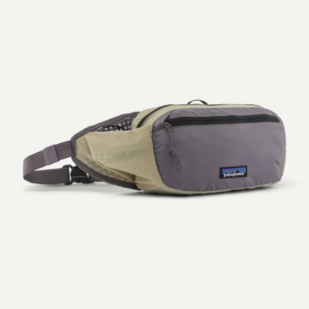Torbica Patagonia Terravia Hip Pack 4L v sivi barvi May Grey