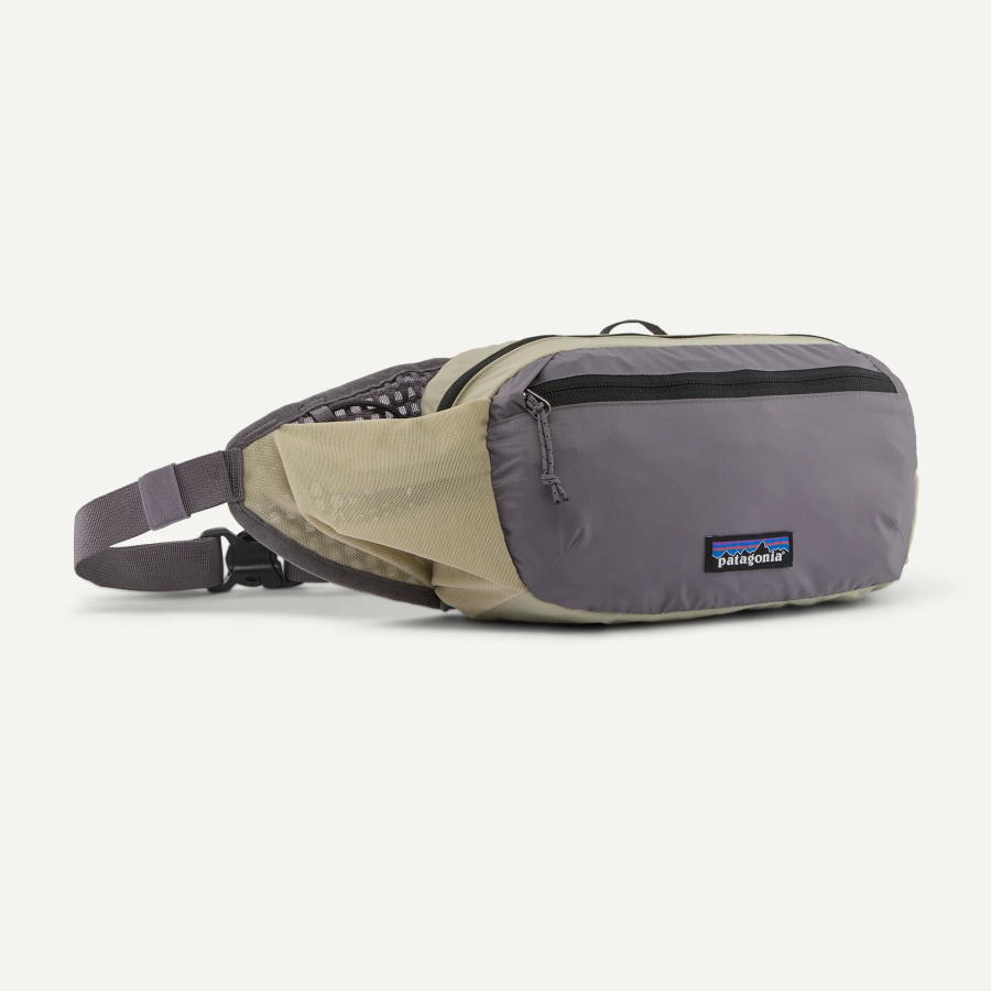 Torbica Patagonia Terravia Hip Pack 4L v sivi barvi May Grey