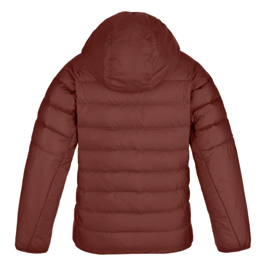 Otroška puhovka Salewa Brenta RDS Down Jacket Kid v rdeči barvi - pogled s strani